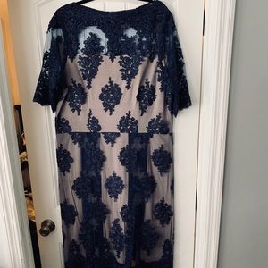 New navy lace dress